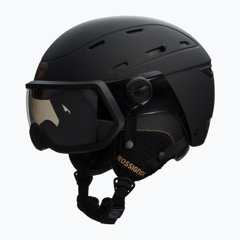 Damen Skihelm Rossignol Allspeed Visor Imp Photo schwarz 6