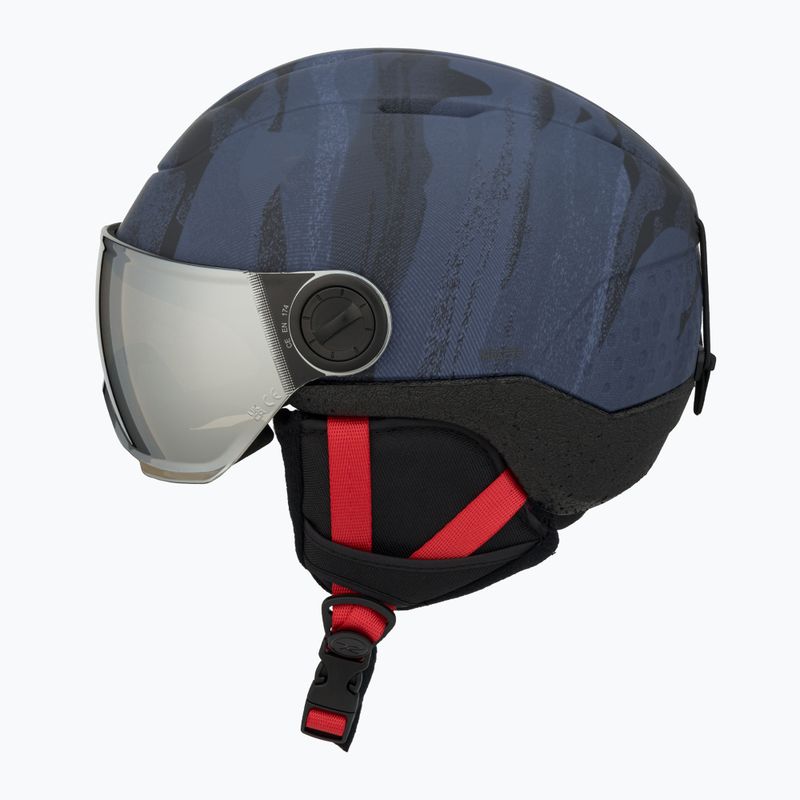 Rossignol Kinderskihelm Whoopee Visor Impacts dunkelblau 5