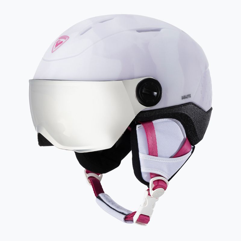 Rossignol Kinder Skihelm Whoopee Visor Stöße weiß 6