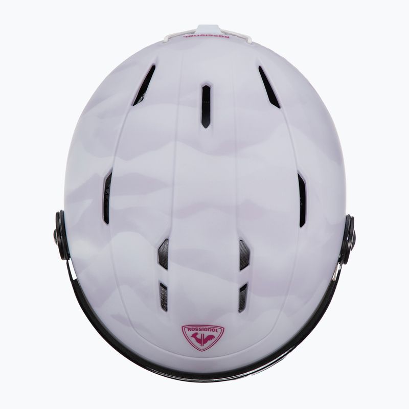 Rossignol Kinder Skihelm Whoopee Visor Stöße weiß 9