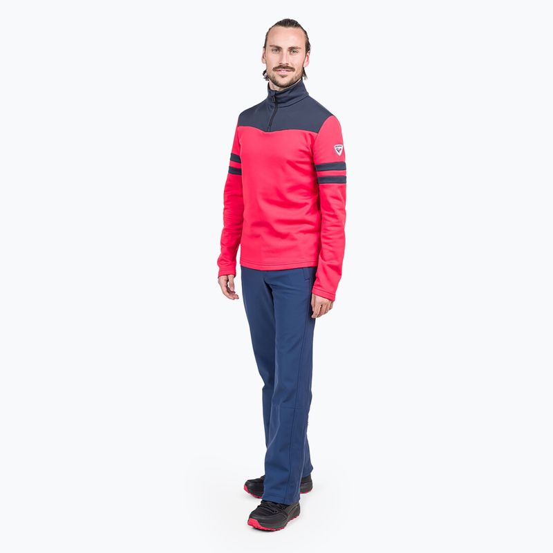Herren Thermoaktiv-Sweatshirt Rossignol Resort 1/2 Zip sports red 3