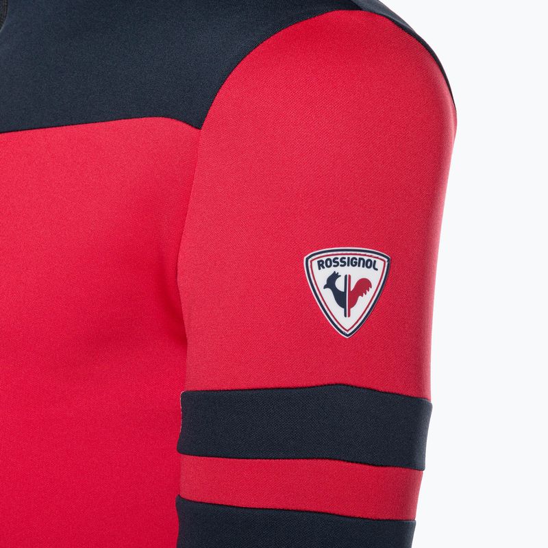 Herren Thermoaktiv-Sweatshirt Rossignol Resort 1/2 Zip sports red 9