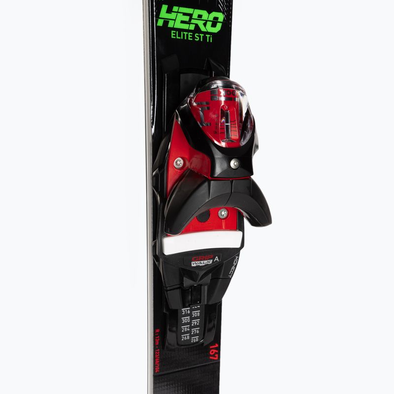 Rossignol Hero Elite ST TI K Abfahrtsski + SPX14 Bindung schwarz/rot 4