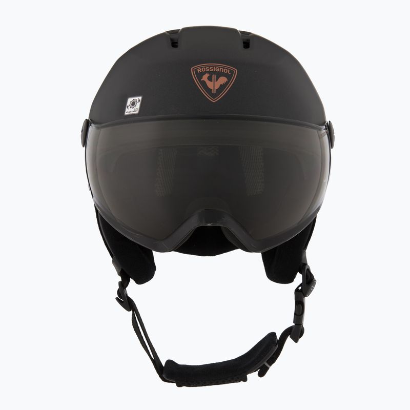 Skihelm Rossignol Fit Visor Impacts Photo black 2