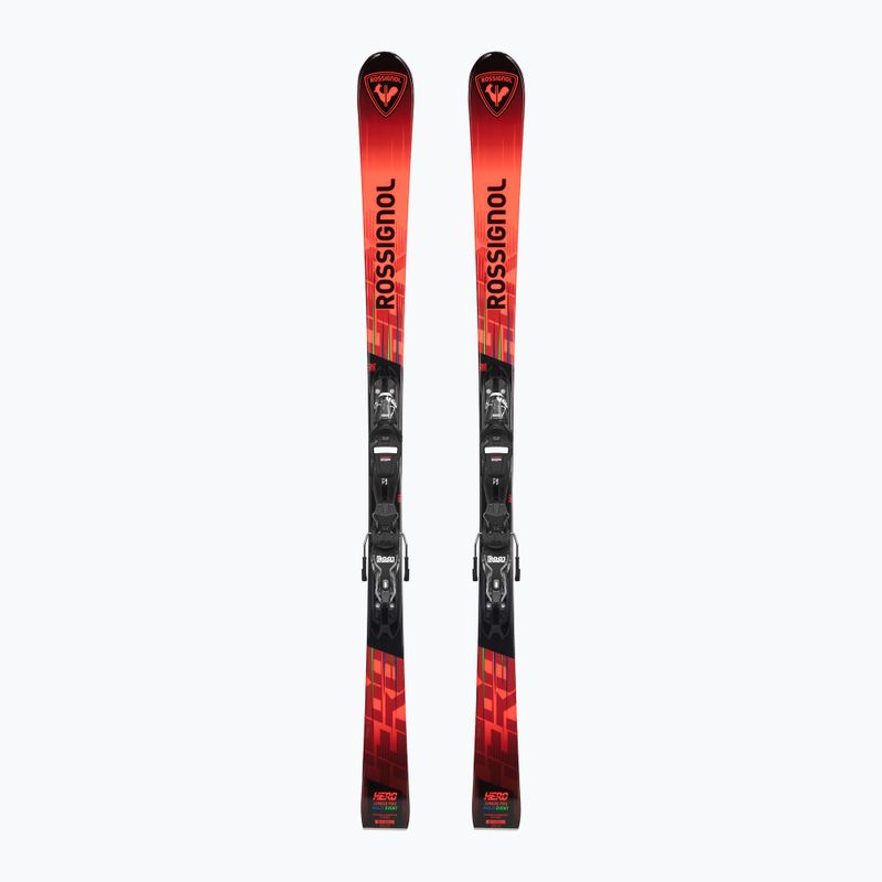 Abfahrtski Kinder Rossignol Hero Jr Multi-Event + Schnürung Xpress 7 GW