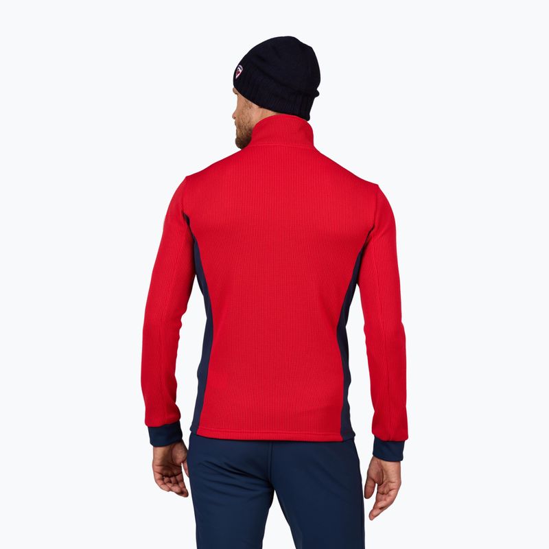 Herren Rossignol Cieloalto Fleece Fz Sport rot Ski Sweatshirt 3