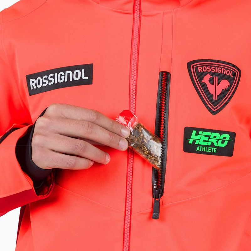 Skijacke Herren Rossignol Hero Blackside neon red 8