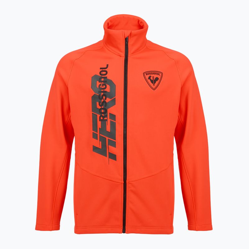 Sweatshrit Hoodie Herren Rossignol New Hero Classique Clim neon red 6
