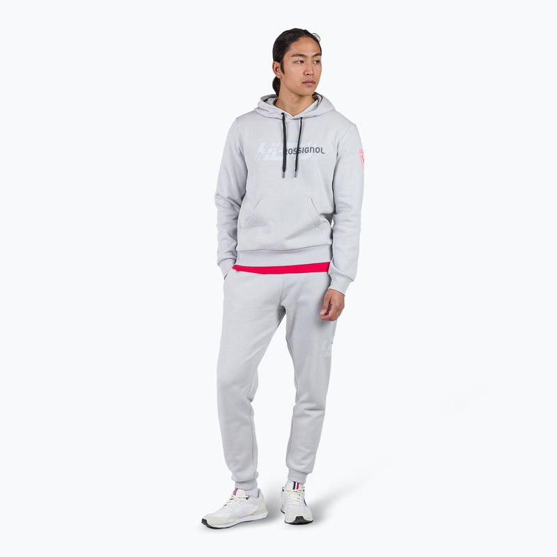 Sweatshrit Hoodie Herren Rossignol New Hero Hoodie soft grey 2