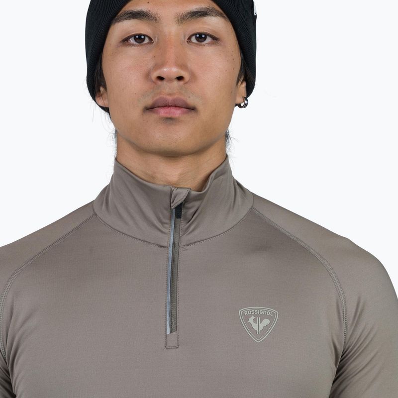 Herren-Thermoaktivshirt Rossignol Classique 1/2 Zip dune 4