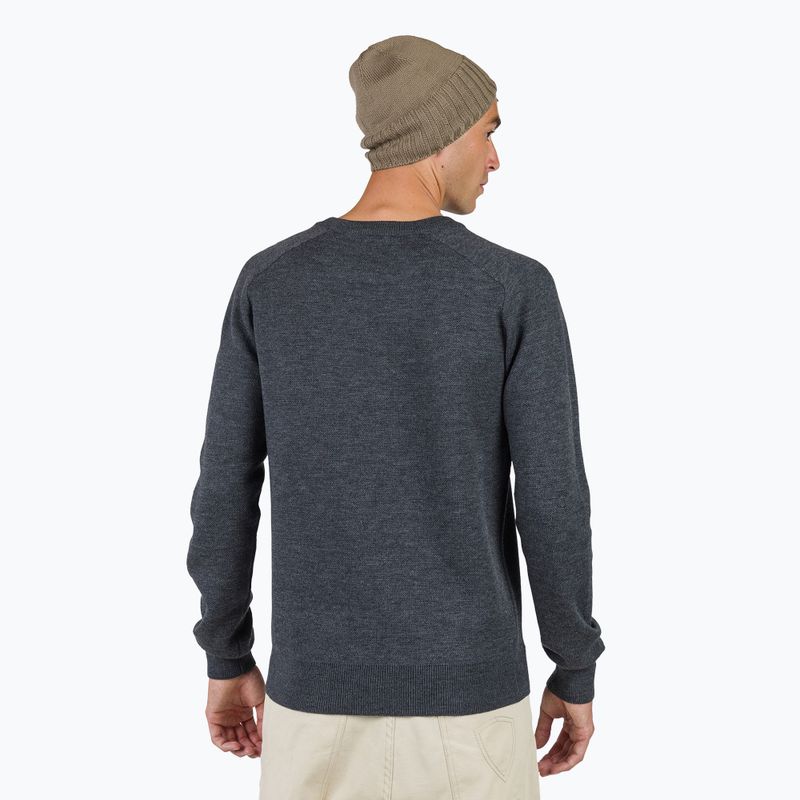 Sweter Herren Rossignol Jacquard Crew Neck onyx grey 3