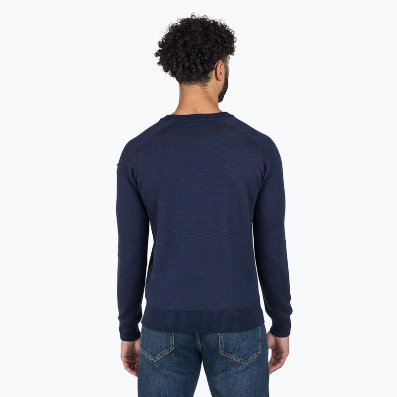 Sweter Herren Rossignol Jacquard Crew Neck dark navy 3