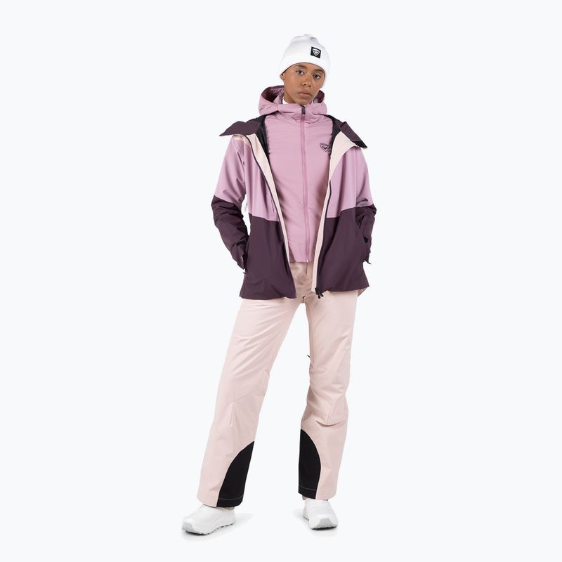 Wattierte Damenjacke Rossignol Opside Hoodie moonlight mauve 2