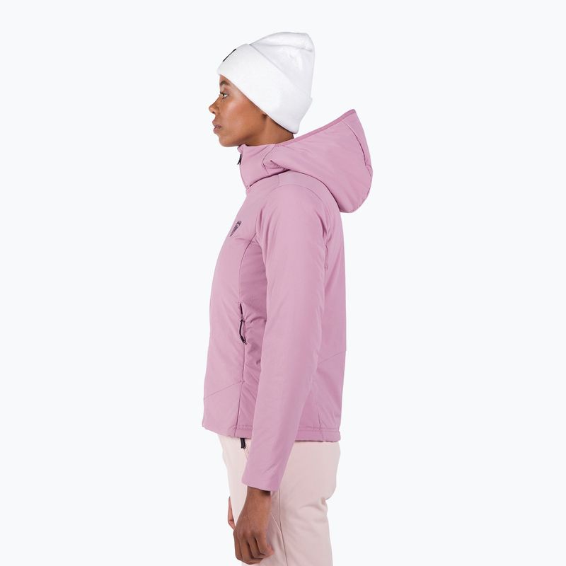 Wattierte Damenjacke Rossignol Opside Hoodie moonlight mauve 4