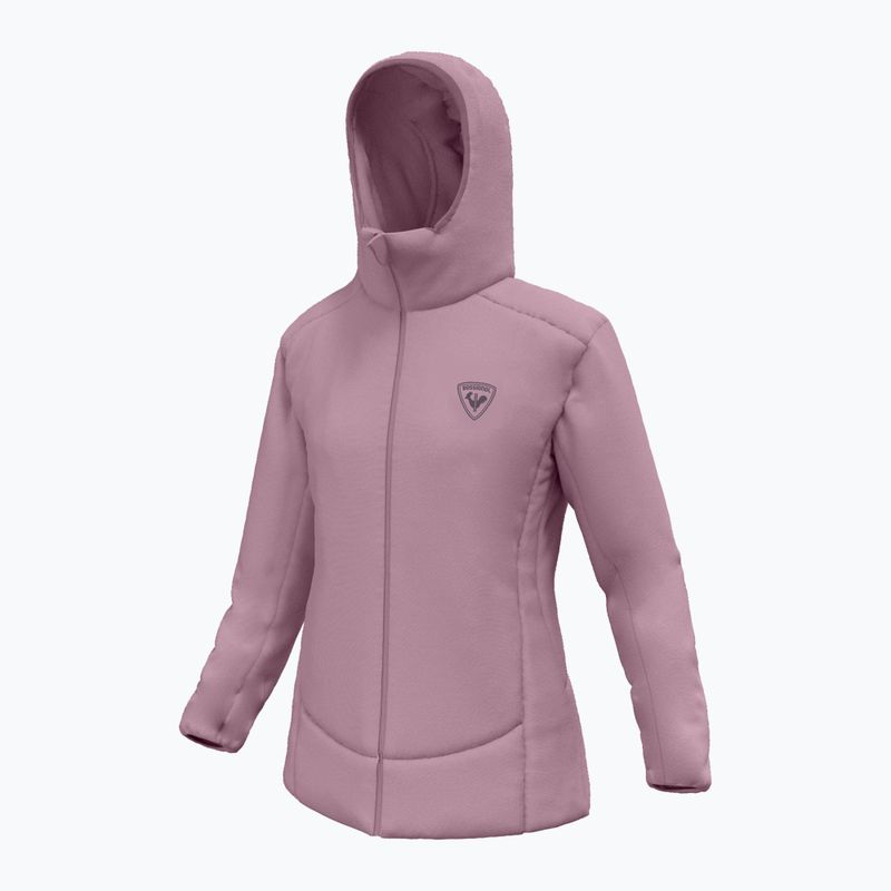 Wattierte Damenjacke Rossignol Opside Hoodie moonlight mauve 9