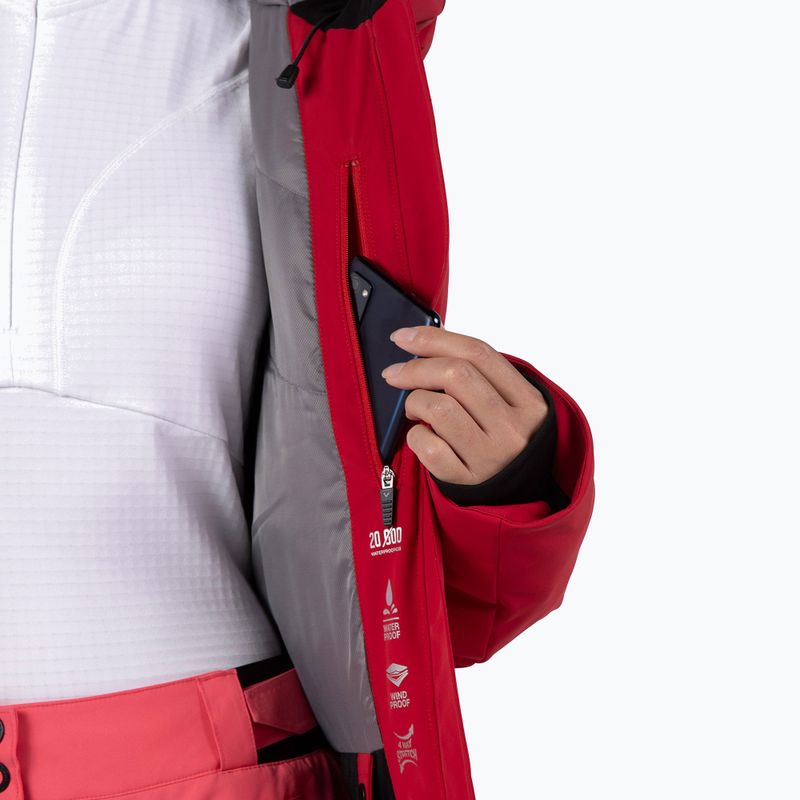 Skijacke Damen Rossignol Blackside Puffy ruby red 6