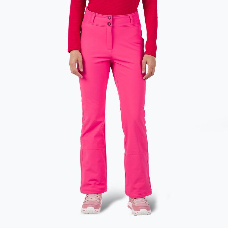 Skihose Damen Rossignol Ski Softshell tea Rosa