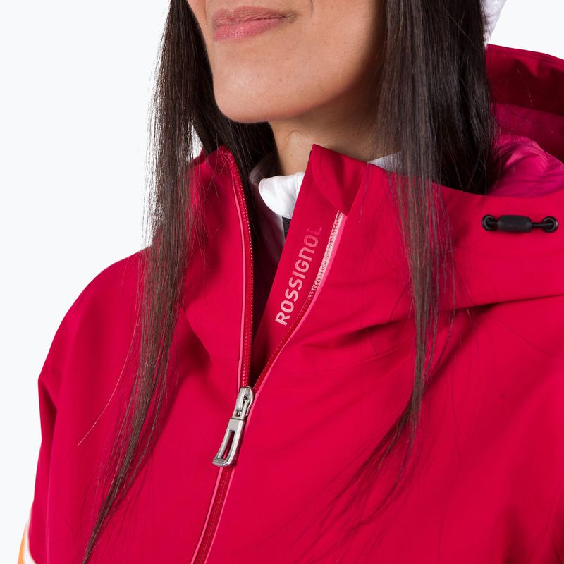 Damen-Skijacke Rossignol Strawpile Jkt ruby red 7