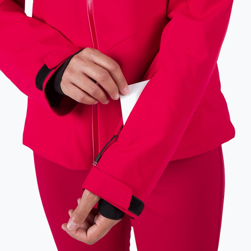 Damen-Skijacke Rossignol Strawpile Jkt ruby red 9