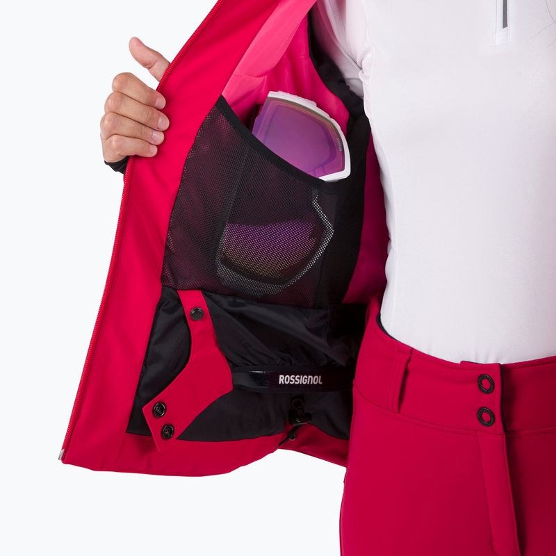 Damen-Skijacke Rossignol Strawpile Jkt ruby red 13
