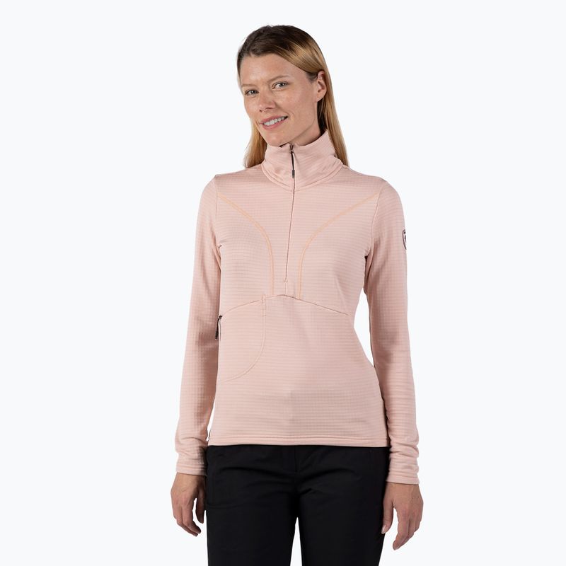 Damen Sweatshirt Hoodie Pullover Rossignol Blackside Fleece Hz power pink