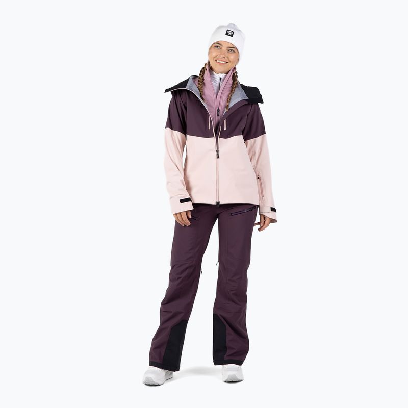 Damen-Skijacke Rossignol Rallybird mulberry 2