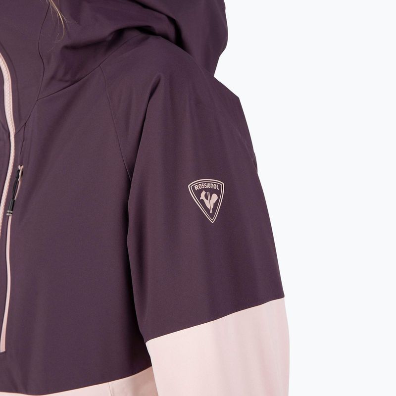 Damen-Skijacke Rossignol Rallybird mulberry 8
