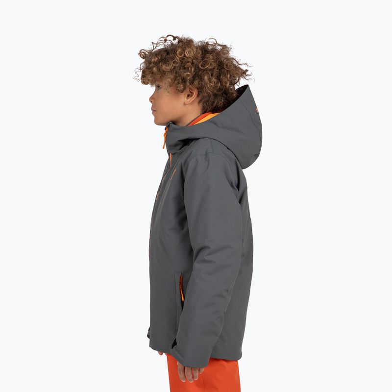 Rossignol Strawpile Jr Kinder Skijacke onyx grau 3