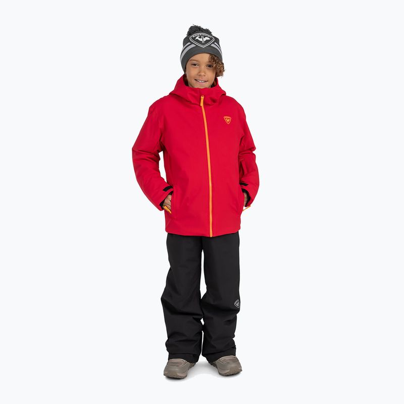 Kinder-Skijacke Rossignol Strawpile Jr ruby red 2