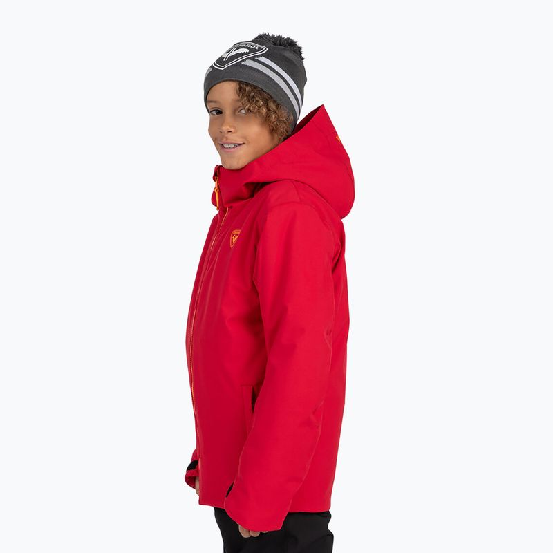 Kinder-Skijacke Rossignol Strawpile Jr ruby red 4