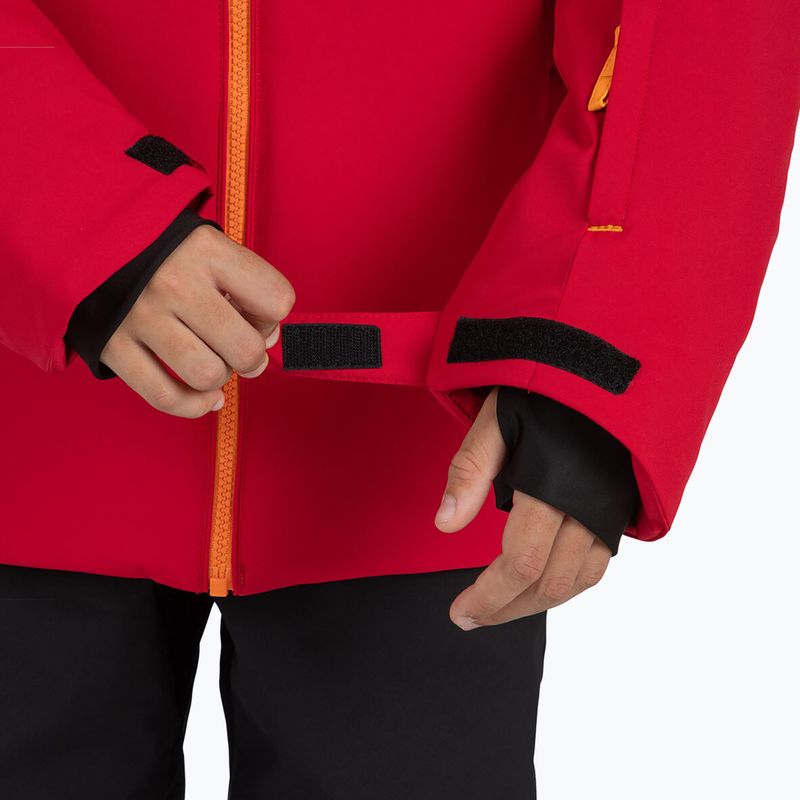 Kinder-Skijacke Rossignol Strawpile Jr ruby red 8