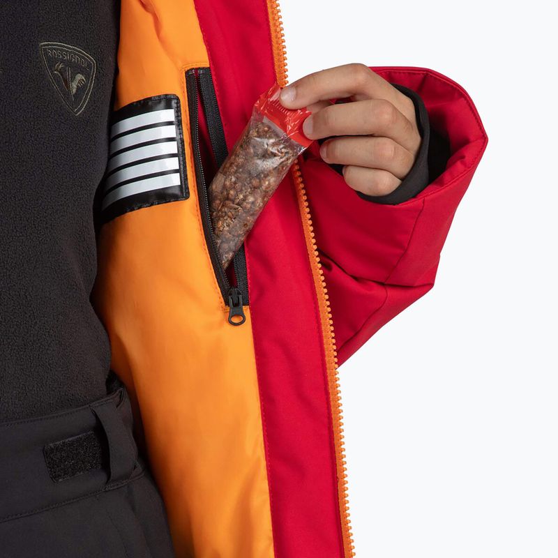 Kinder-Skijacke Rossignol Strawpile Jr ruby red 10