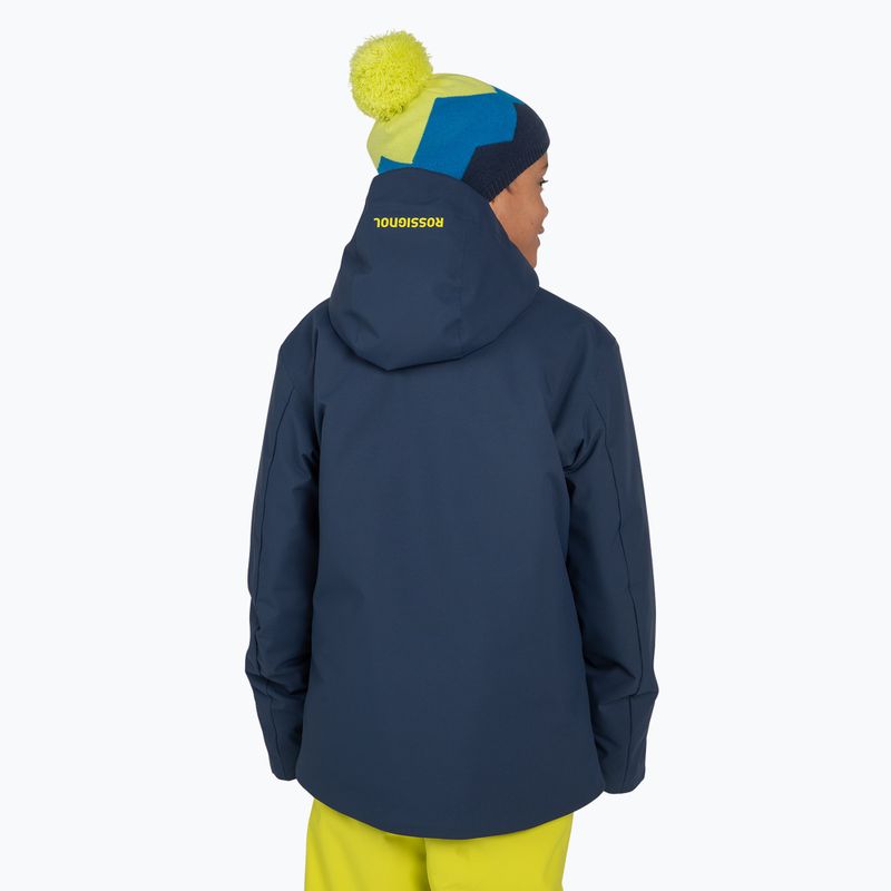 Skijacke Kinder Rossignol Jr Strawpile dark navy 3