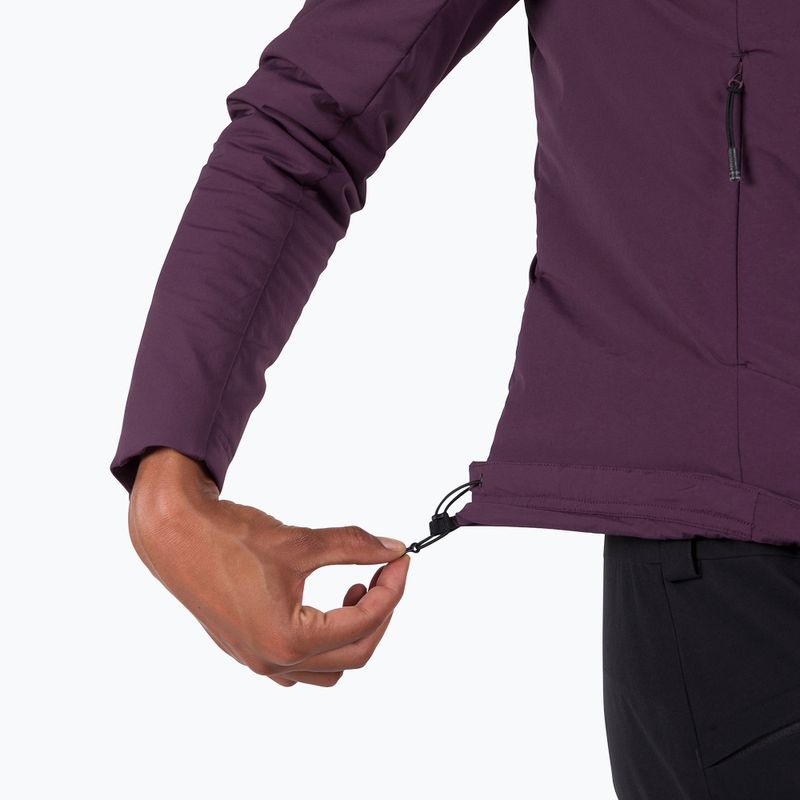 Gefütterte Jacke Damen Rossignol Opside Hoodie mulberry 8