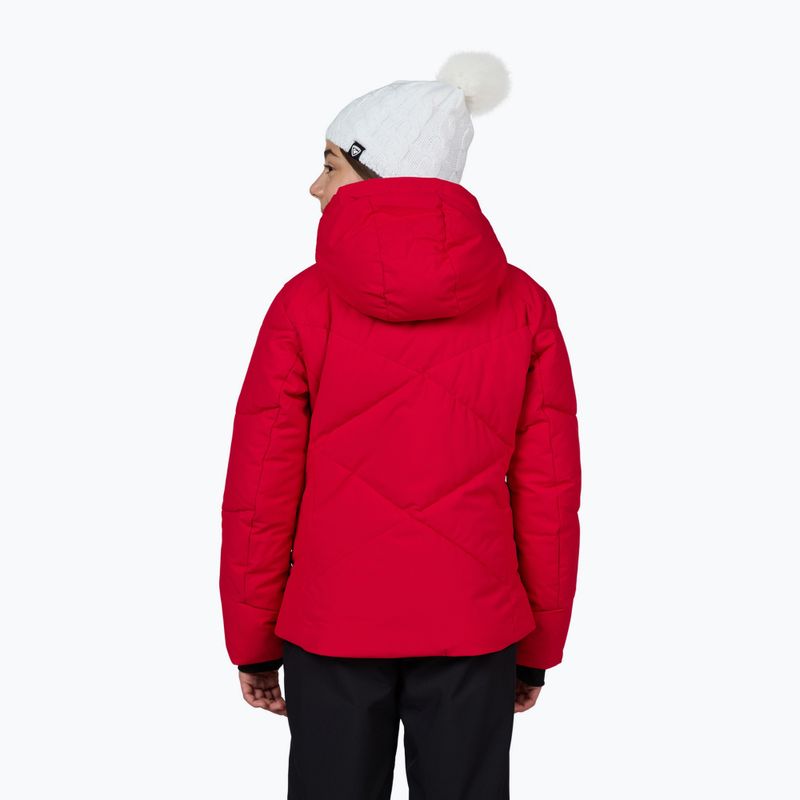 Mädchen-Skijacke Rossignol Girl Staci ruby red 3