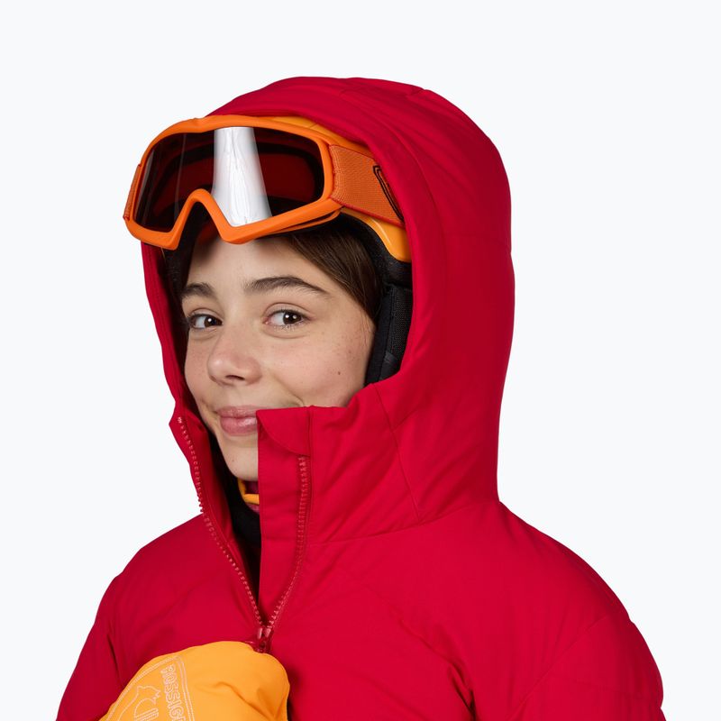 Mädchen-Skijacke Rossignol Girl Staci ruby red 5