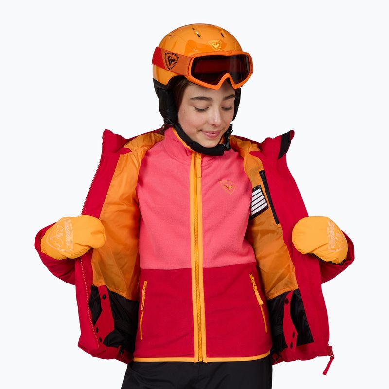 Mädchen-Skijacke Rossignol Girl Staci ruby red 9