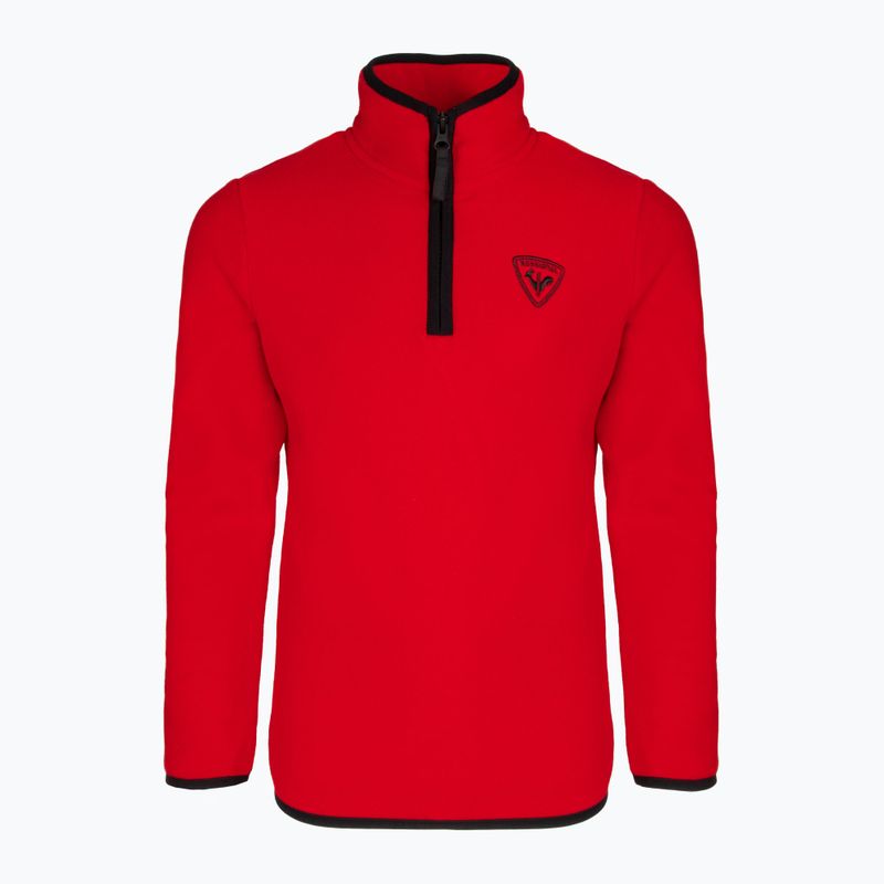 Sweatshrit Hoodie Kinder Rossignol Jr Strawpile Fleece Fz sports red