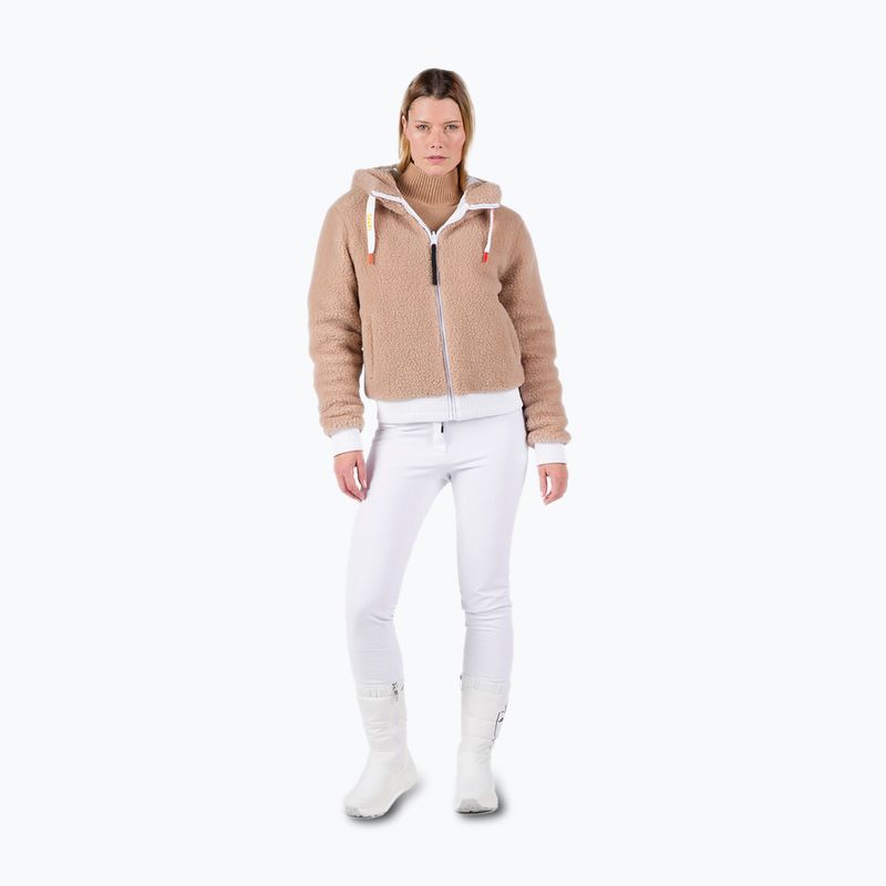 Skijacke Damen Rossignol Yety Fleecy Bomber white 4