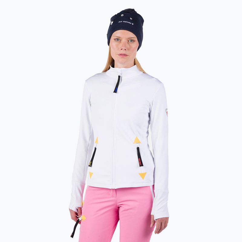 Ski Sweatshrit Hoodie Damen Rossignol Climi white