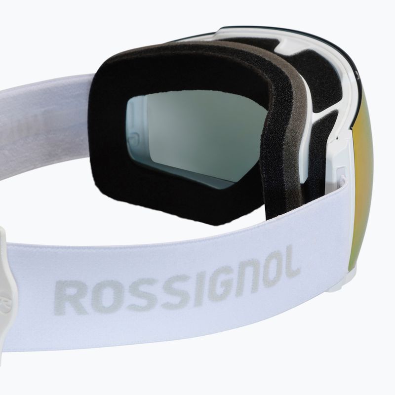 Skibrille Rossignol Magne'lens white/orange/grey 4