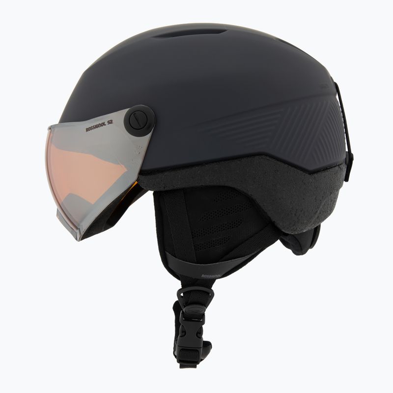 Skihelm Rossignol Fit Visor Impacts strato/orange silver 3