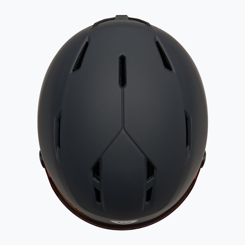 Skihelm Rossignol Fit Visor Impacts strato/orange silver 6