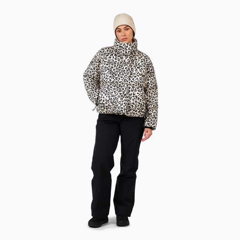 Damen-Daunenjacke Rossignol Aretu Allover Down nature wild leopard print 2