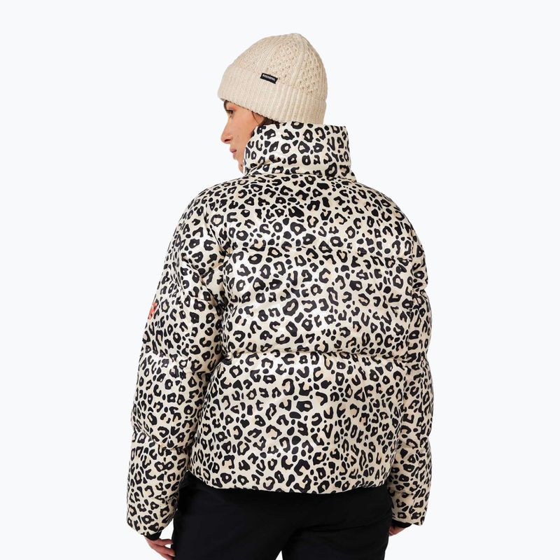 Damen-Daunenjacke Rossignol Aretu Allover Down nature wild leopard print 3