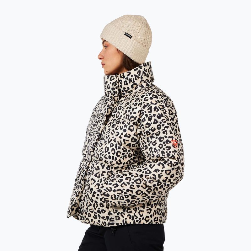 Damen-Daunenjacke Rossignol Aretu Allover Down nature wild leopard print 4