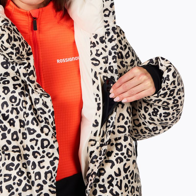 Damen-Daunenjacke Rossignol Aretu Allover Down nature wild leopard print 6
