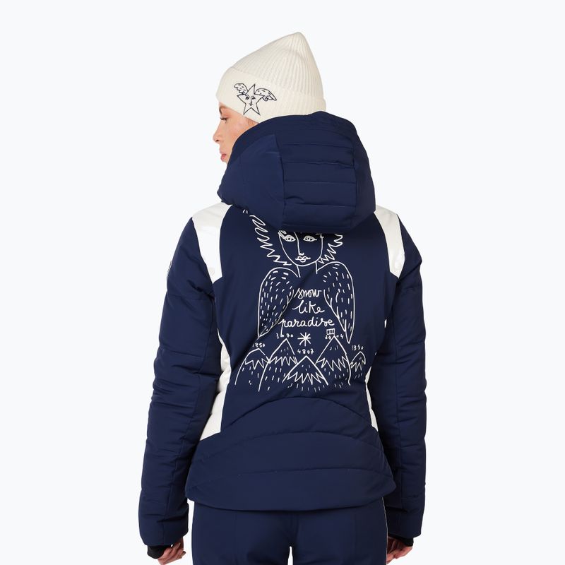Damen-Skijacke Rossignol JCC Valdiz Down cosmic blue 3