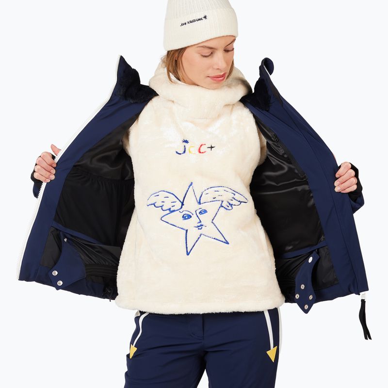 Damen-Skijacke Rossignol JCC Valdiz Down cosmic blue 9
