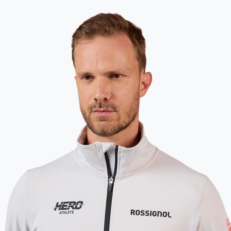 Herren Sweatshirt Rossignol Hero Mid Layers Stretch soft grey 5